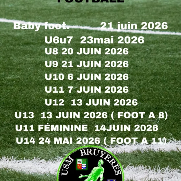 Tournoi 2026 U14 de l’USM Bruyeres Bernes