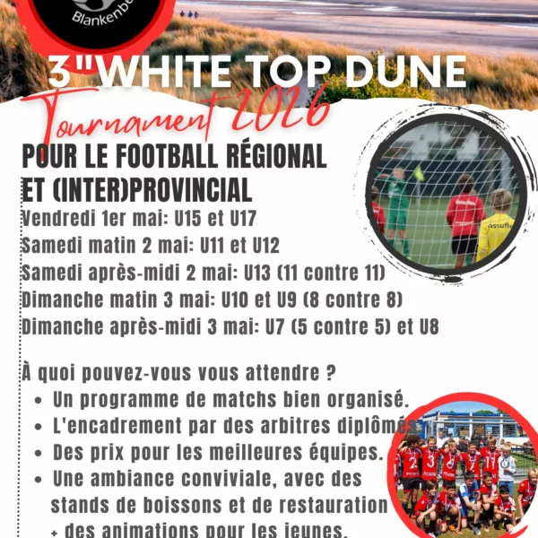 Tournoi 2026 U7, U8, U9 & U10 du Sporting Club Blankenberge