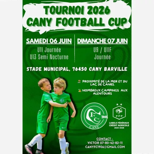 Cany Football Cup 2026 U7 & U11F – Cany-Barville
