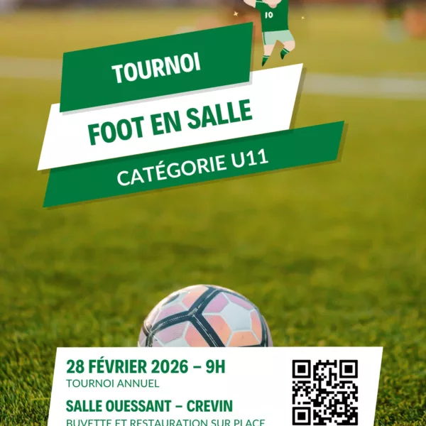 Tournoi en Salle 2026 U11 de l&rsquo;US Bel Air – Crevin