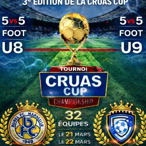 Cruas Cup 2026 U9 de l&rsquo;AS Cruas