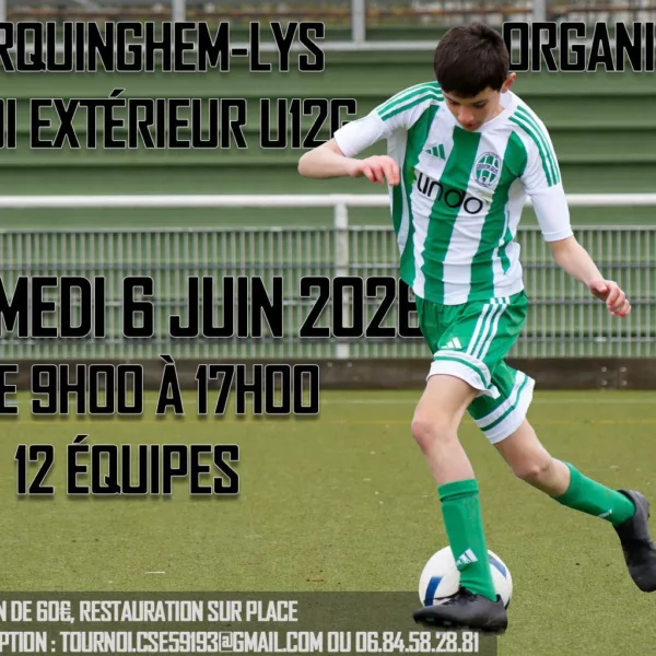 Tournoi 2026 U12 – Erquinghem-Lys