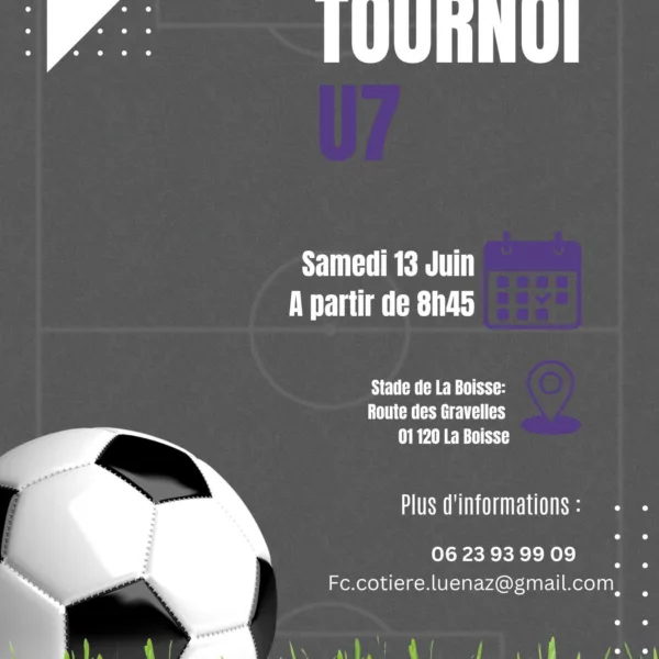 Tournoi 2026 U7 du FCCL – La Boisse