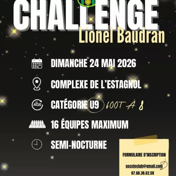 Challenge Lionel Baudran 2026 U9 de l’USCC – La Crau