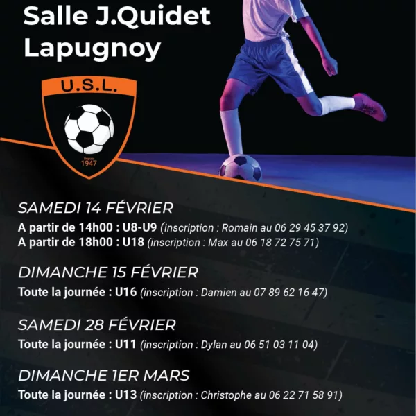 Tournoi 2026 U13 de l’US Lapugnoy