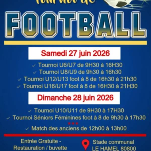 Tournoi 2026 U11 & Seniors F de l&rsquo;Olympique Le Hamel