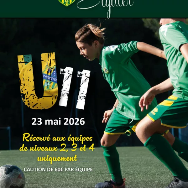Souvenir Alain Eigier 2026 U11 & Challenge Toussaint Pantoni 2026 U12 du FC Revestois – Le Revest-les-Eaux