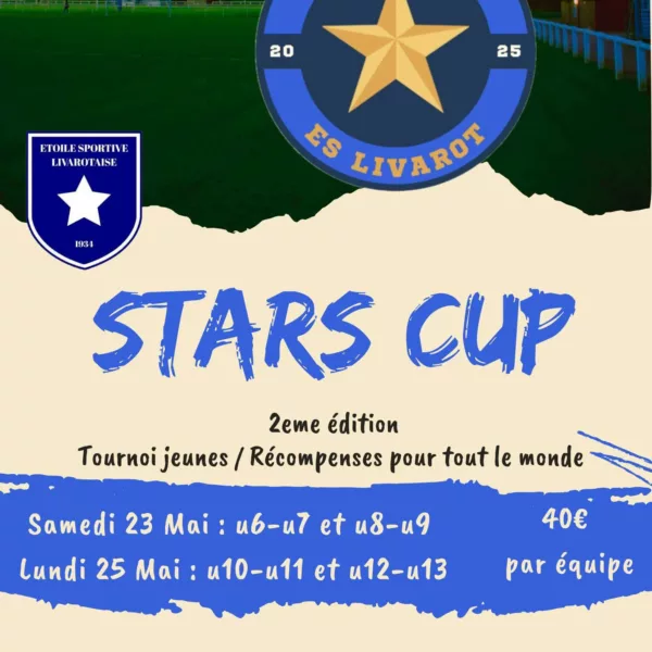 Stars Cup 2026 U11 & U13 de l&rsquo;ES Livarot – Livarot-Pays-d&rsquo;Auge
