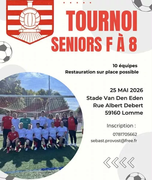 Tournoi 2026 Seniors F du SRLD Football Lomme
