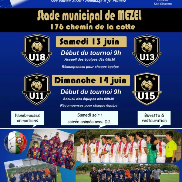 Tournoi International 2026 U11 & U15 du FC Puy de Mur – Mézel