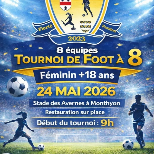 Tournoi 2026 Seniors F du FC Monthyon