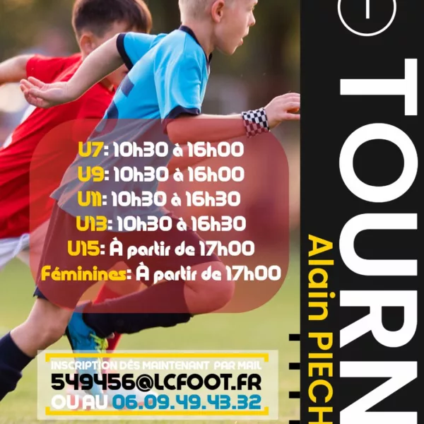 Tournoi 2026 U7, U9, U11, U13, U15 & Seniors F du FCHV – Morée