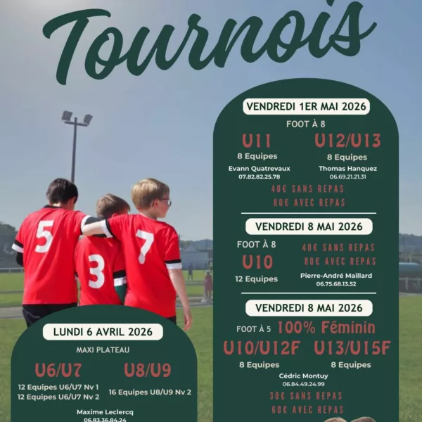 Tournoi 2026 U10, U12F & U15F de l&rsquo;Éclair de Neufchâtel-Hardelot