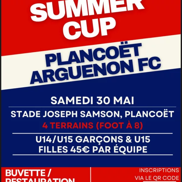 Breizh Summer Cup 2026 U15 & U15F du Plancoët Argenon FC – Plancoët
