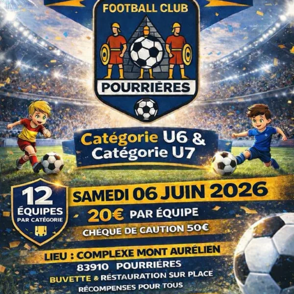 Tournoi Michel Bianchi 2026 U14 du FC Pourrières