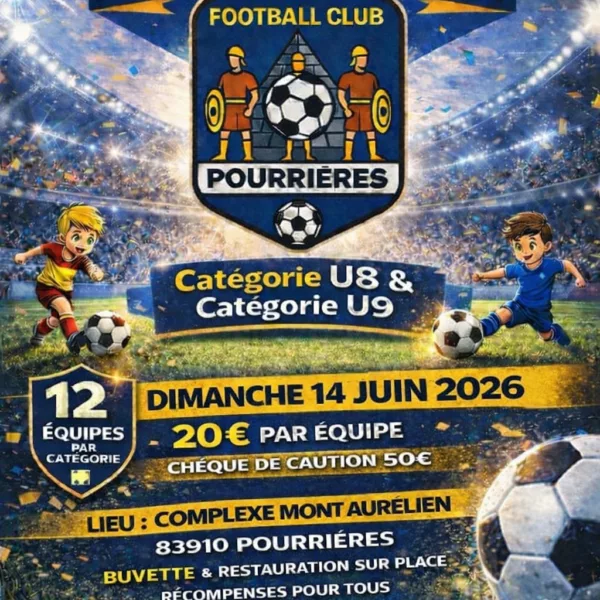 Tournoi Michel Bianchi 2026 U8 & U9 du FC Pourrières