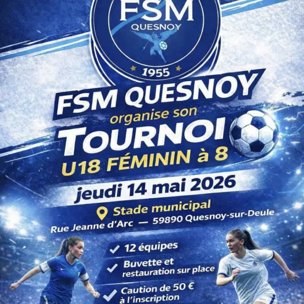 Tournoi 2026 U18F du FSM Quesnoy – Quesnoy-sur-Deûle