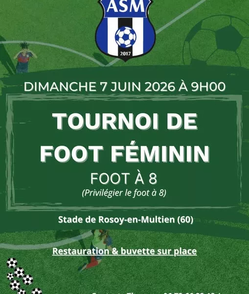 Tournoi 2026 Seniors F de l’ASM – Rosoy-en-Multien