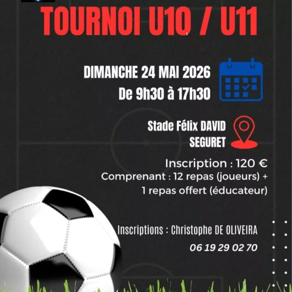Tournoi 2026 U11 du Dentelles FC – Sablet
