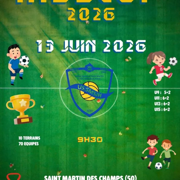 Kids Cup 2026 U9, U11, U13 & U15 – Saint-Martin-des-Champs
