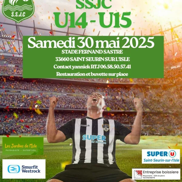 Tournoi 2026 U15 du SSJC – Saint-Seurin-sur-l&rsquo;Isle