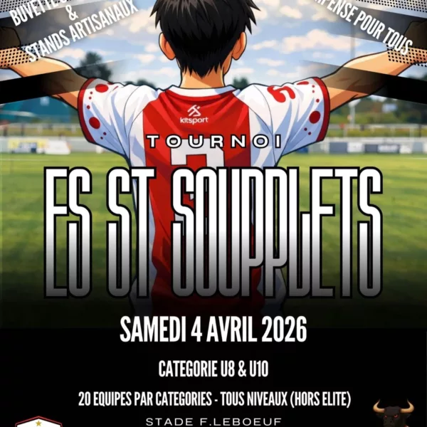 Tournoi 2026 U8 & U10 de l&rsquo;ES Saint-Soupplets
