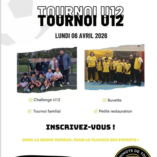 Tournoi 2026 U12 de l’UJS Cheminots de Tourcoing
