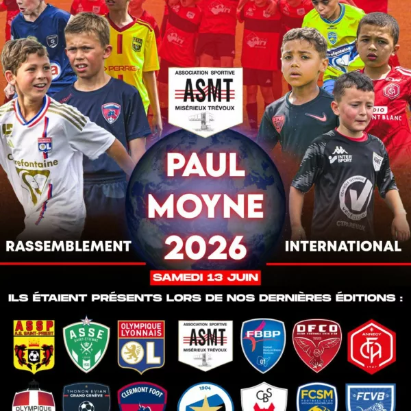 Rassemblement Interbational Paul Moyne 2026 U7, U9 & U11 de l&rsquo;ASMT – Trévoux