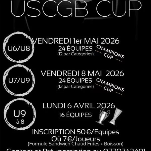 USCGB Cup 2026 U9 de l’USC Grande Bastide – Marseille
