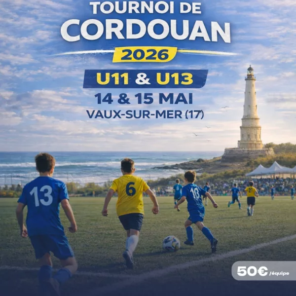 Tournoi de Cordouan 2026 U11 & U13 du RVA FC – Vaux-sur-Mer