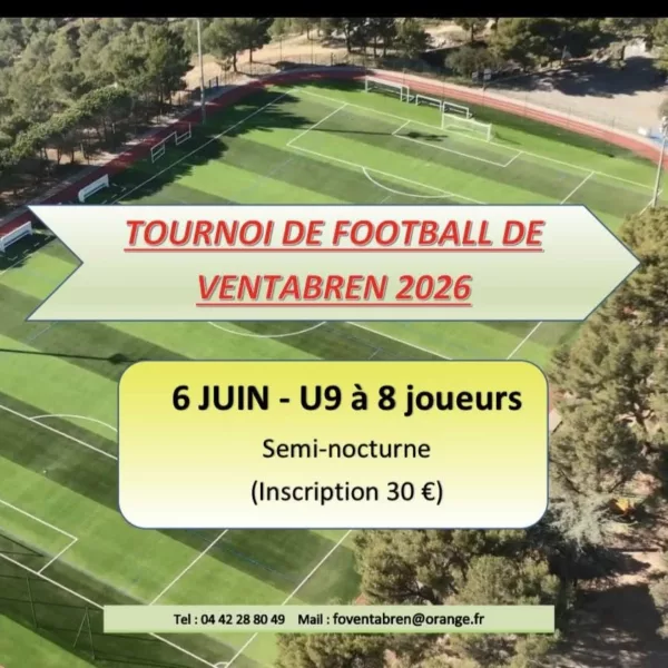 Tournoi 2026 U7 & U11 du Football Ventabrennais – Ventabren