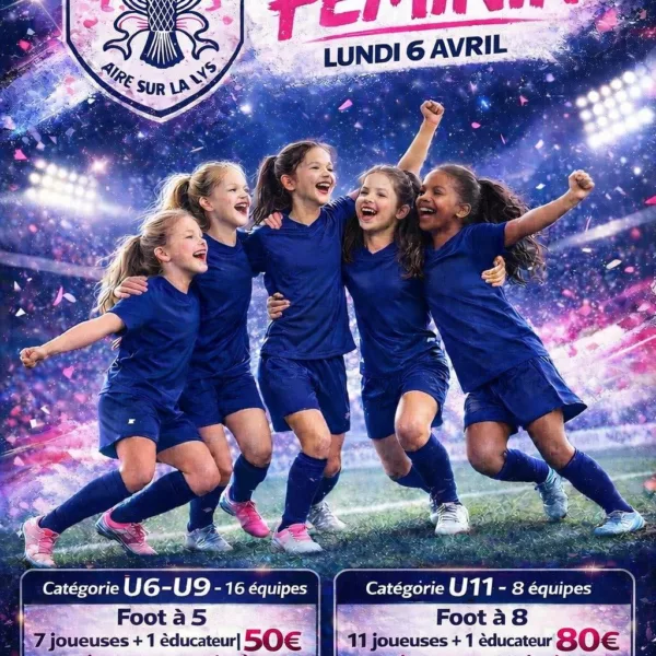 Tournoi Féminin 2026 U9F & U11F de l&rsquo;OSA Football – Aire-sur-la-Lys