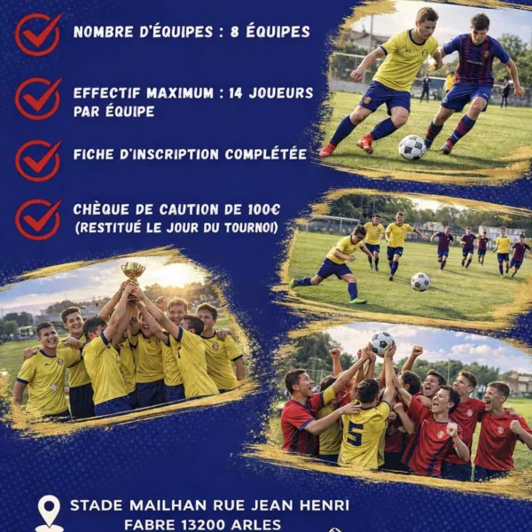 Tournoi 2026 U17 de l&rsquo;ES Arles