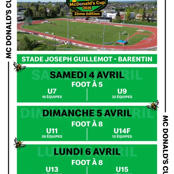 Mac Donald’s Cup 2026 U13 & U15 – Barentin