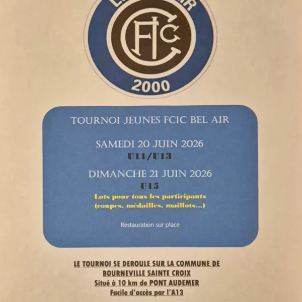 Tournoi 2026 U15 du Le Bal-Air FC – Bourneville-Sainte-Croix