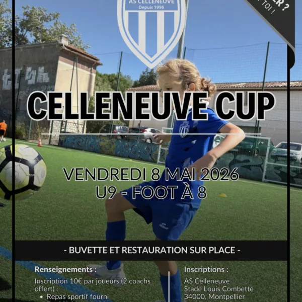 Celleneuve Cup U9 à 8 de l&rsquo;AS Celleneuve