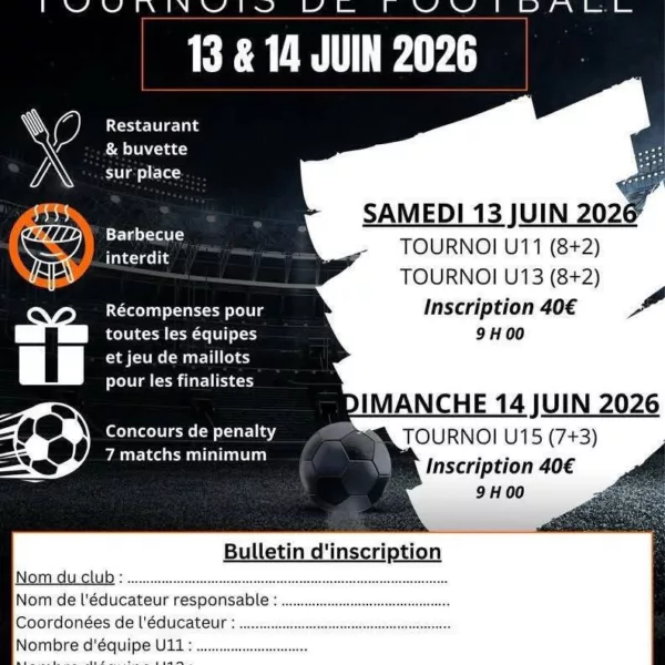 Tournoi 2026 U15 du Charleval FC