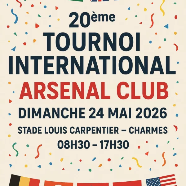 Tournoi International Arsenal Club 2026 U11 – Charmes