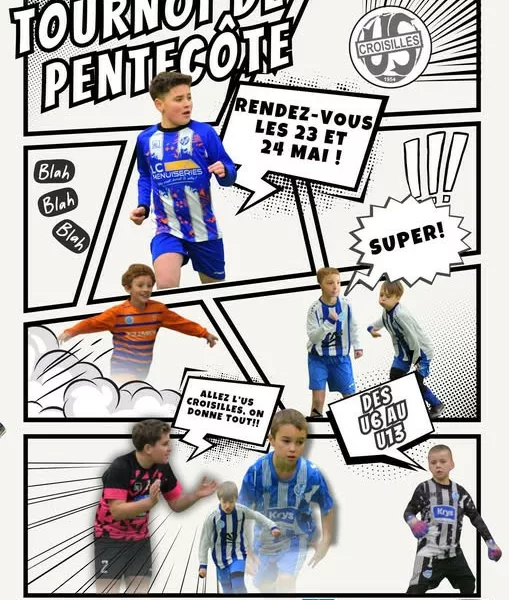 Tournoi de Pentecôte 2026 U7 & U13 de l’US Croisilles