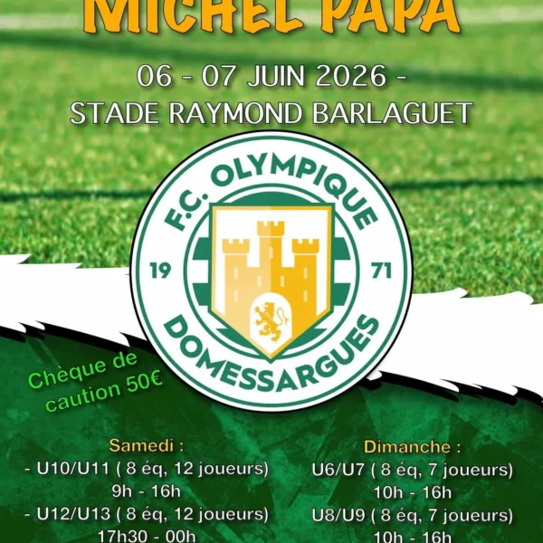Challenge Michel Papa 2026 U7 & U9 du FC Olympique Domessargues