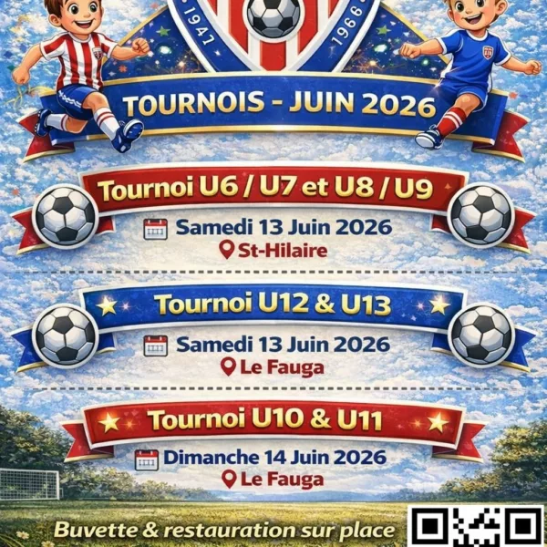Tournoi 2026 U10 & U11 – Saint-Hilaire & La Fauga