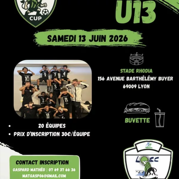 Kid LOSC Cup 2026 U13 du LOSC – Lyon