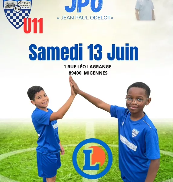 Tournoi Jean Paul Odelot 2026 U11 – Migennes