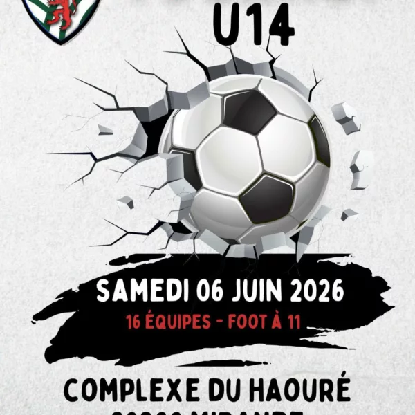 Tournoi 2026 U14 du Gers Foot Sud – Mirande