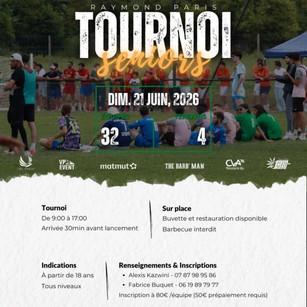 Tournoi Raymond Paris 2026 Seniors de l’AS Saint-Pierre-de-Varengeville
