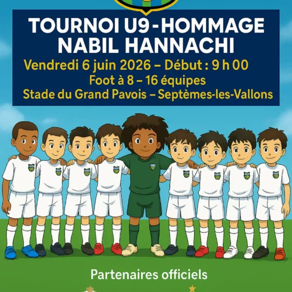 Tournoi Hommage Nabil Hannachi 2026 U9 de Septèmes Consolat – Septèmes-les-Vallons
