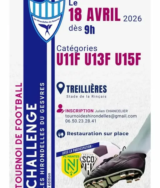 Challenge les Hirondelles du Gesvres U11F, U13F & U15F – Treillières