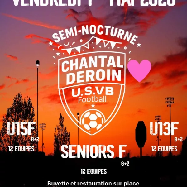 Tournoi Chantal Deroin 2026 U13F, U15F & Seniors F – de l’US Villers-Bocage Football